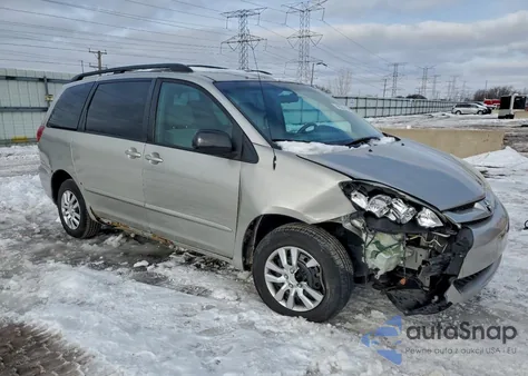 2007 Toyota Sienna Ce из США, поврежденный, VIN 5TDZK23C37S014257
